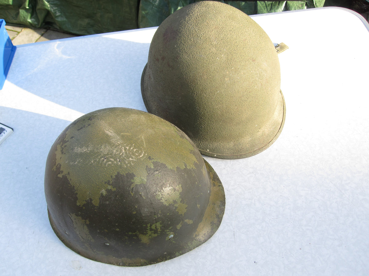 Originaler  US - Rauhtarnlackierung  Stahlhelm M1 Army Vietnam 2.Weltkrieg