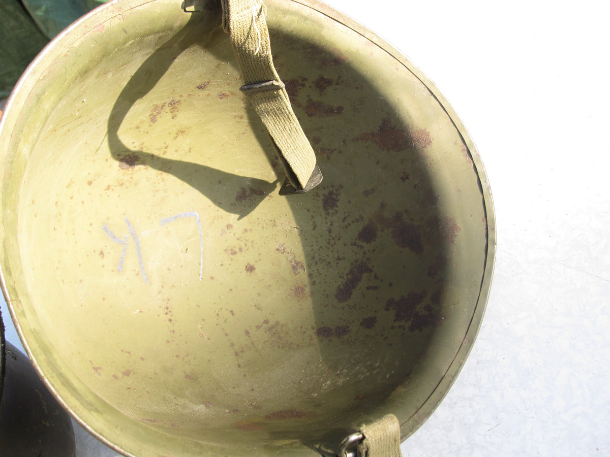 Originaler  US - Rauhtarnlackierung  Stahlhelm M1 Army Vietnam 2.Weltkrieg