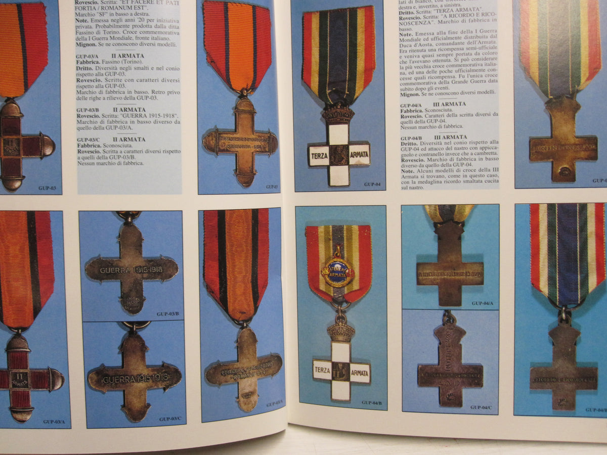 Buch Ordenskatalog der italienischen Auszeichnungen Orden Ehrenzeichen