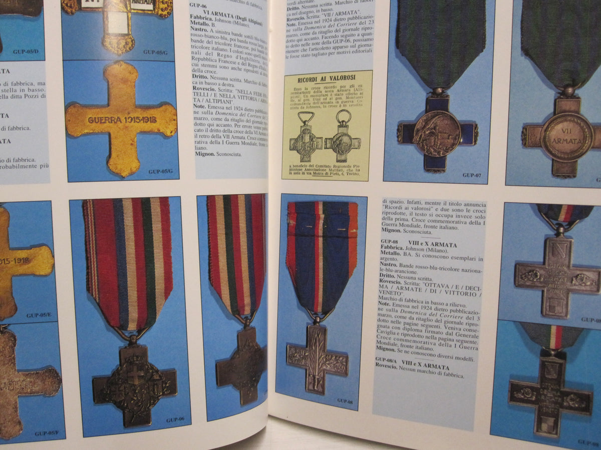 Buch Ordenskatalog der italienischen Auszeichnungen Orden Ehrenzeichen