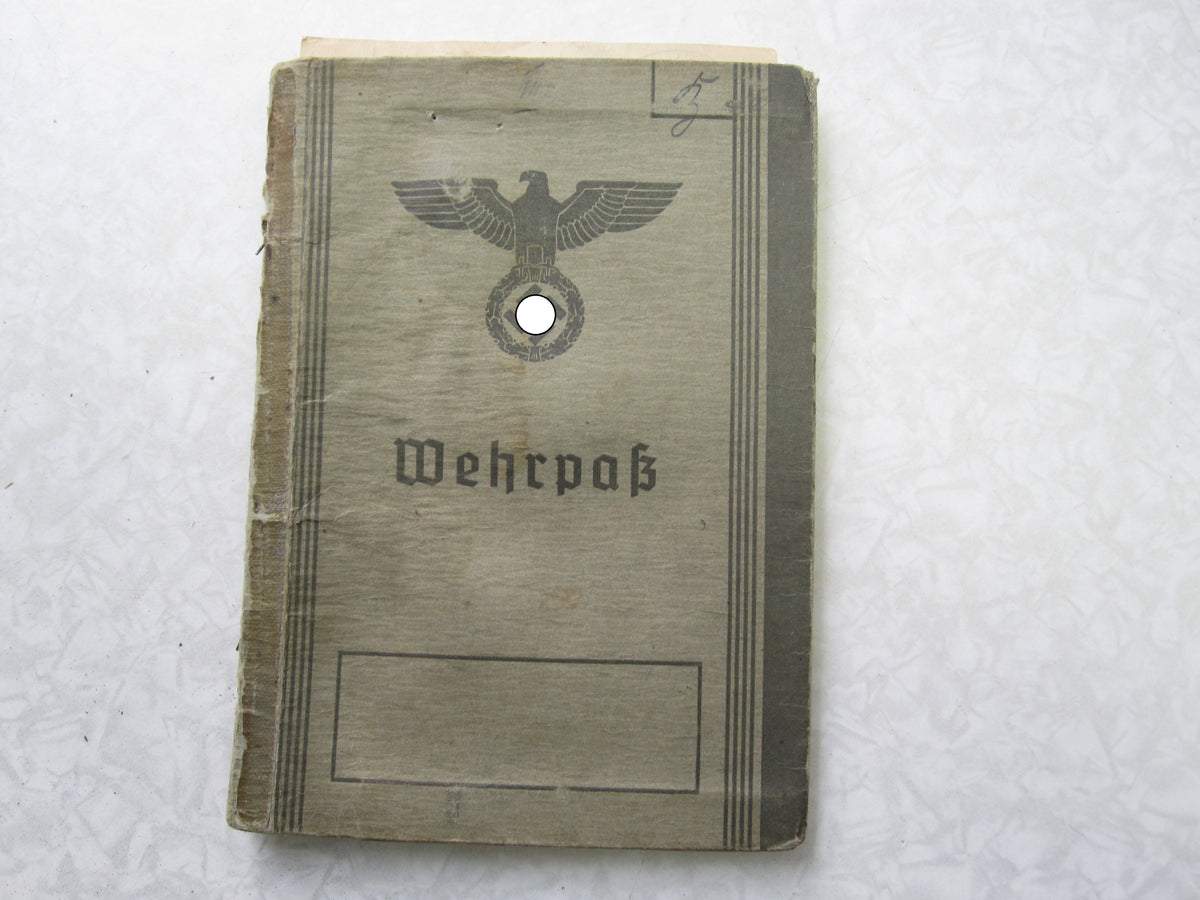 Wehrpaß / Soldbuch Bamberg Panzervernichter