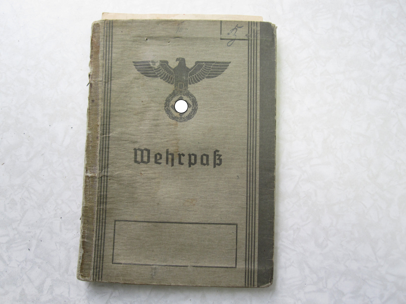 Wehrpaß / Soldbuch Bamberg Panzervernichter