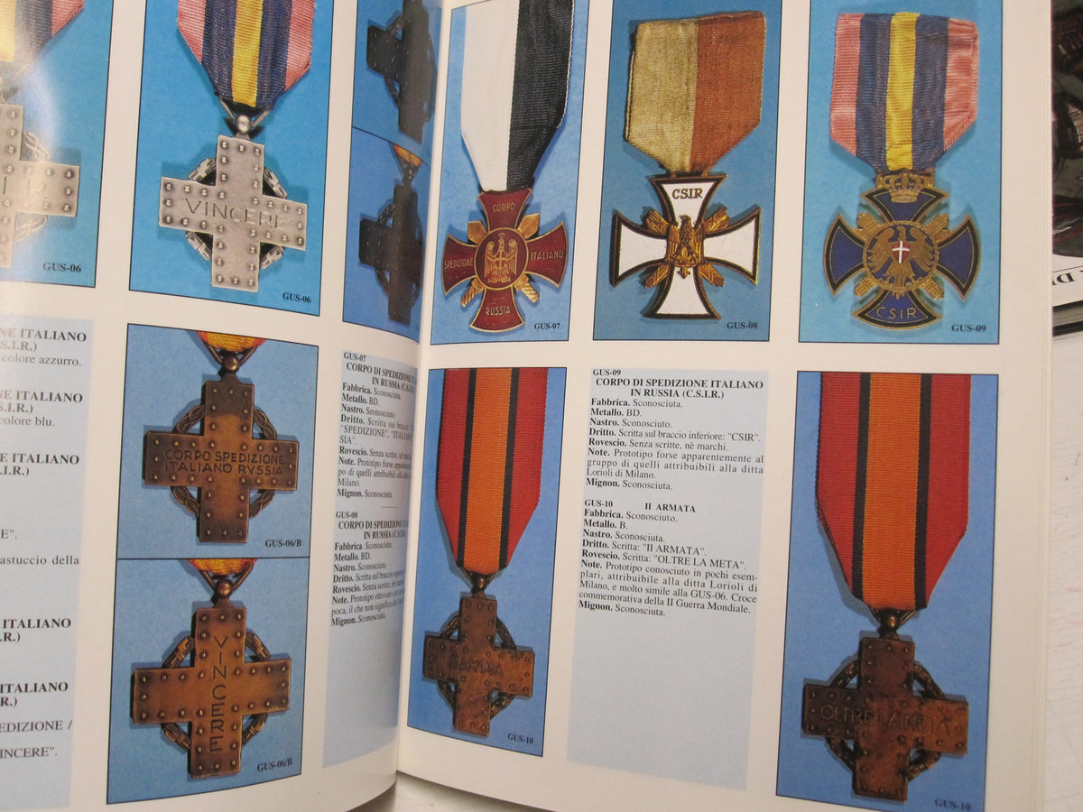 Buch Ordenskatalog der italienischen Auszeichnungen Orden Ehrenzeichen