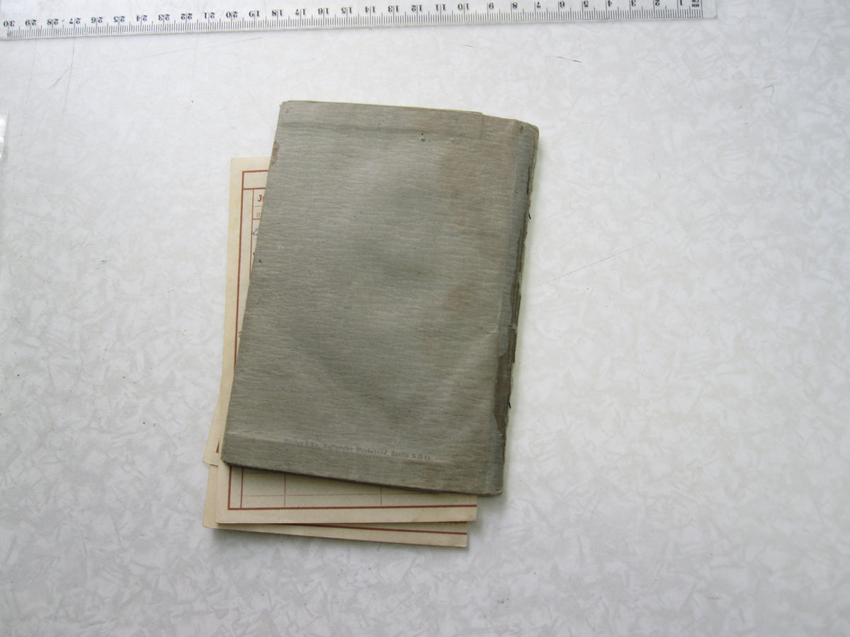 Wehrpaß / Soldbuch Bamberg Panzervernichter