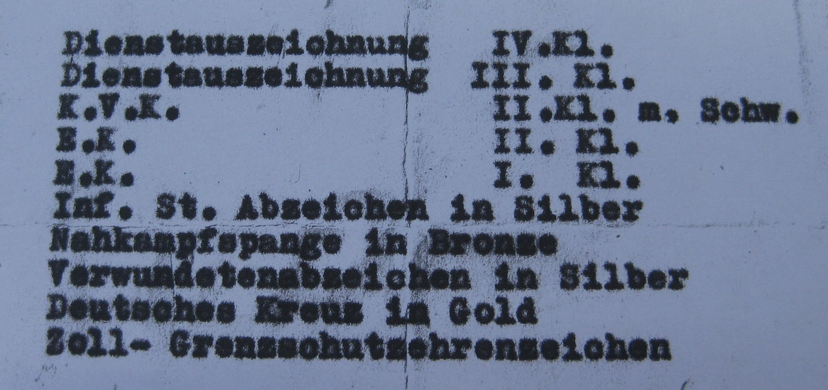 H.W.    2er Ordensspange Dienstauszeichnung der Wehrmacht für 4 Jahre &amp; 12 Jahre