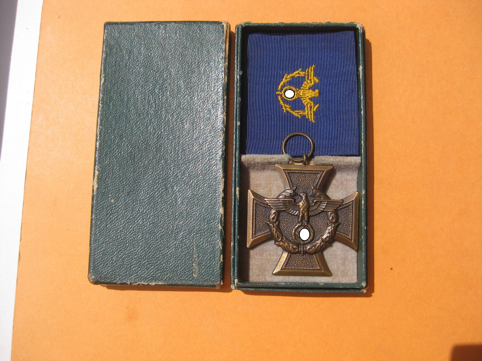 Zollgrenzschutz Ehrenzeichen 1938 in Verleihungsschachtel / Verleihungsetui Mint Condition