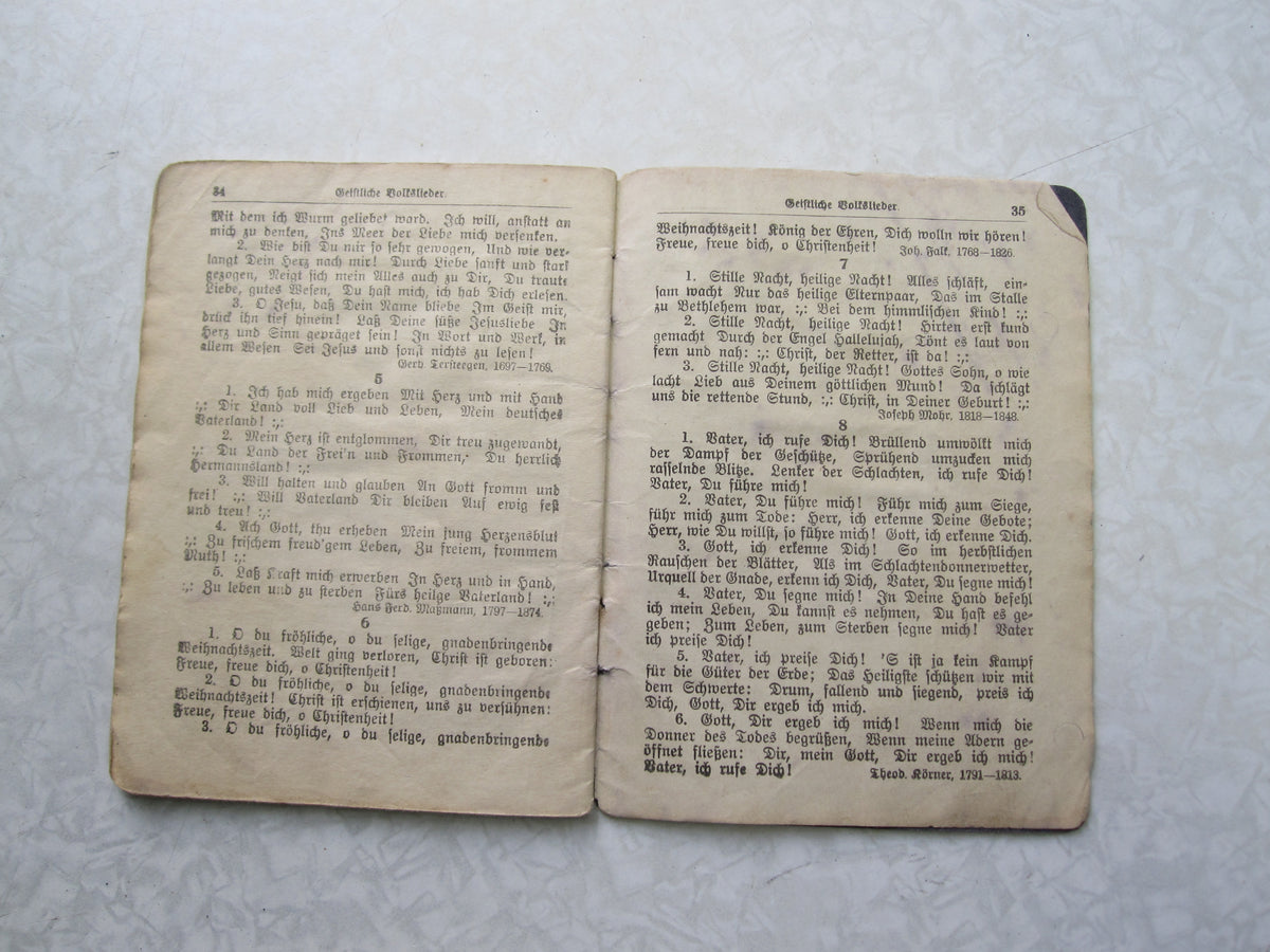 Buch evangelisches Feldgesangbuch 1.Weltkrieg