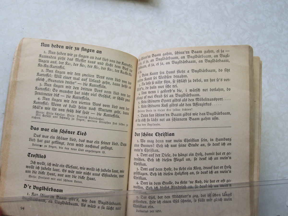 Originalausgabe Heft / Buch Liederbuch des Reichsarbeitsdienstes &quot;RAD&quot;