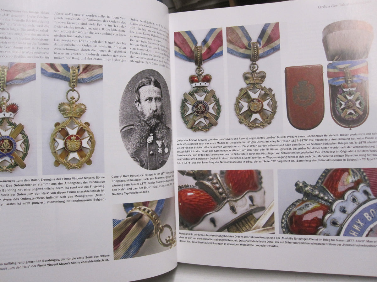 Buch Serbische und jugoslawische Orden und Ehrenzeichen von 1859 bis 1941