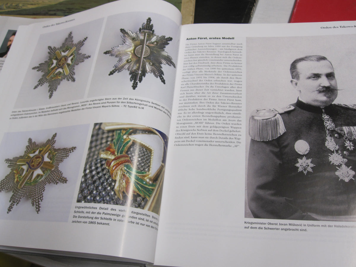 Buch Serbische und jugoslawische Orden und Ehrenzeichen von 1859 bis 1941