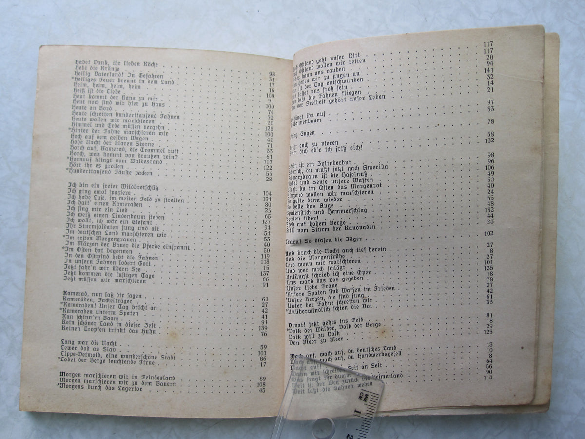 Originalausgabe Heft / Buch Liederbuch des Reichsarbeitsdienstes &quot;RAD&quot;