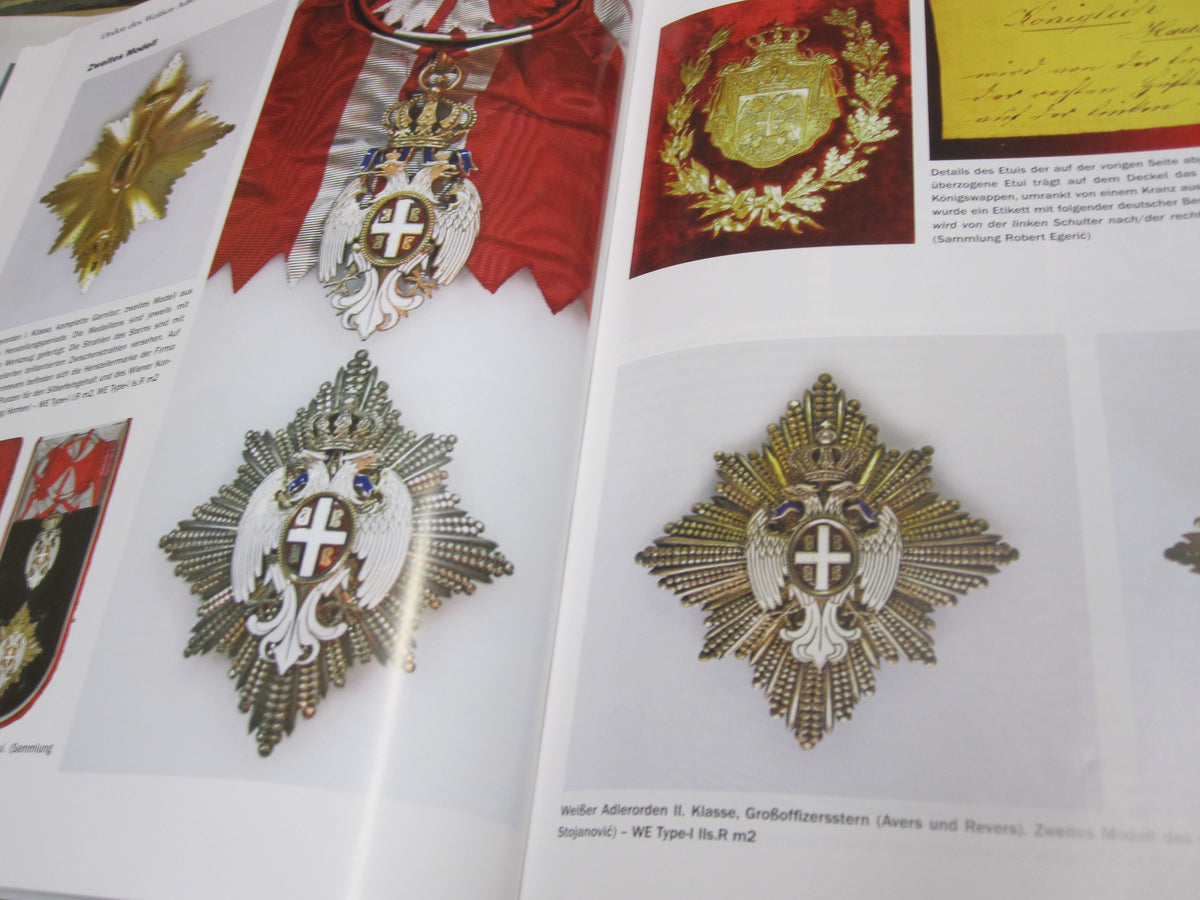 Buch Serbische und jugoslawische Orden und Ehrenzeichen von 1859 bis 1941