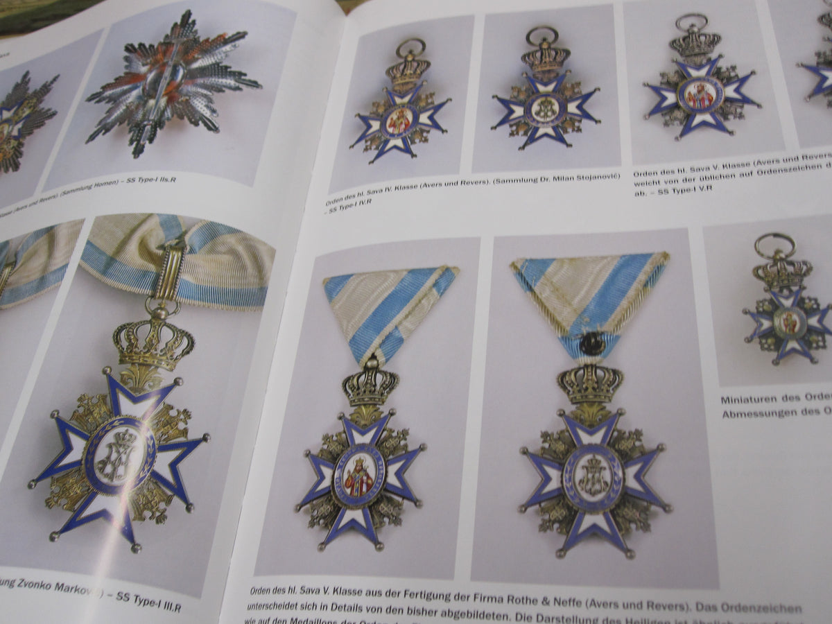 Buch Serbische und jugoslawische Orden und Ehrenzeichen von 1859 bis 1941