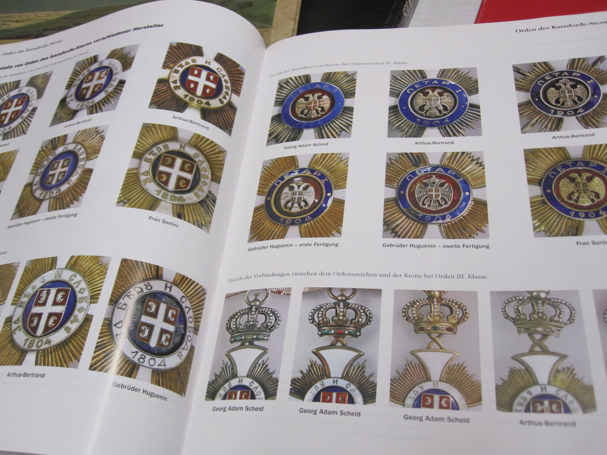 Buch Serbische und jugoslawische Orden und Ehrenzeichen von 1859 bis 1941