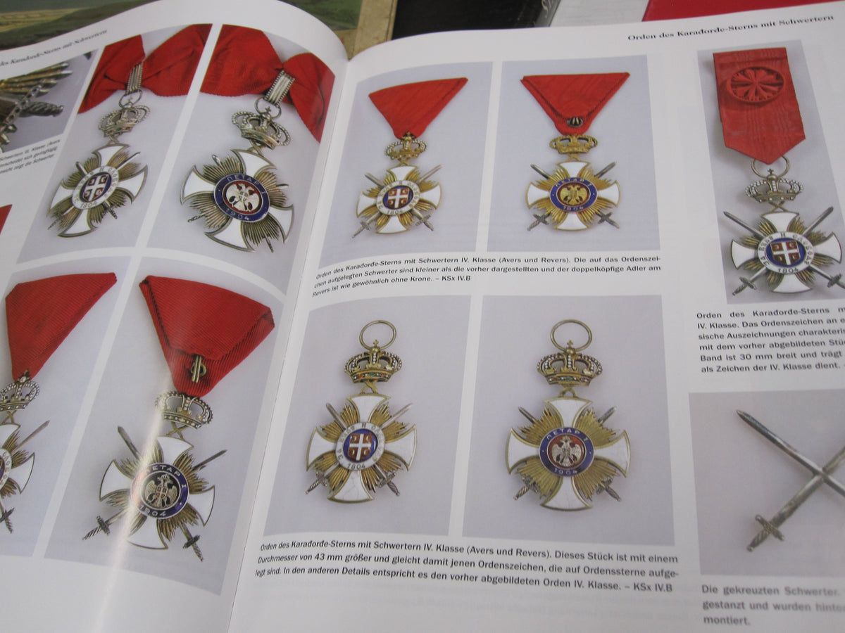 Buch Serbische und jugoslawische Orden und Ehrenzeichen von 1859 bis 1941