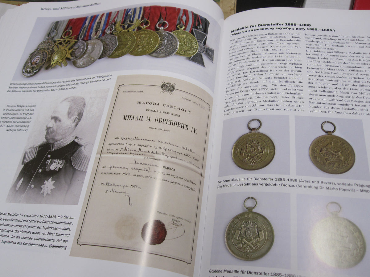 Buch Serbische und jugoslawische Orden und Ehrenzeichen von 1859 bis 1941