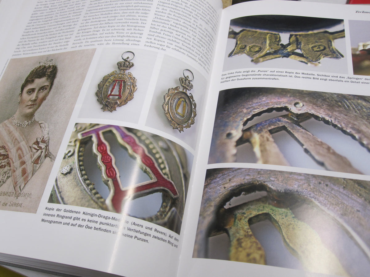 Buch Serbische und jugoslawische Orden und Ehrenzeichen von 1859 bis 1941