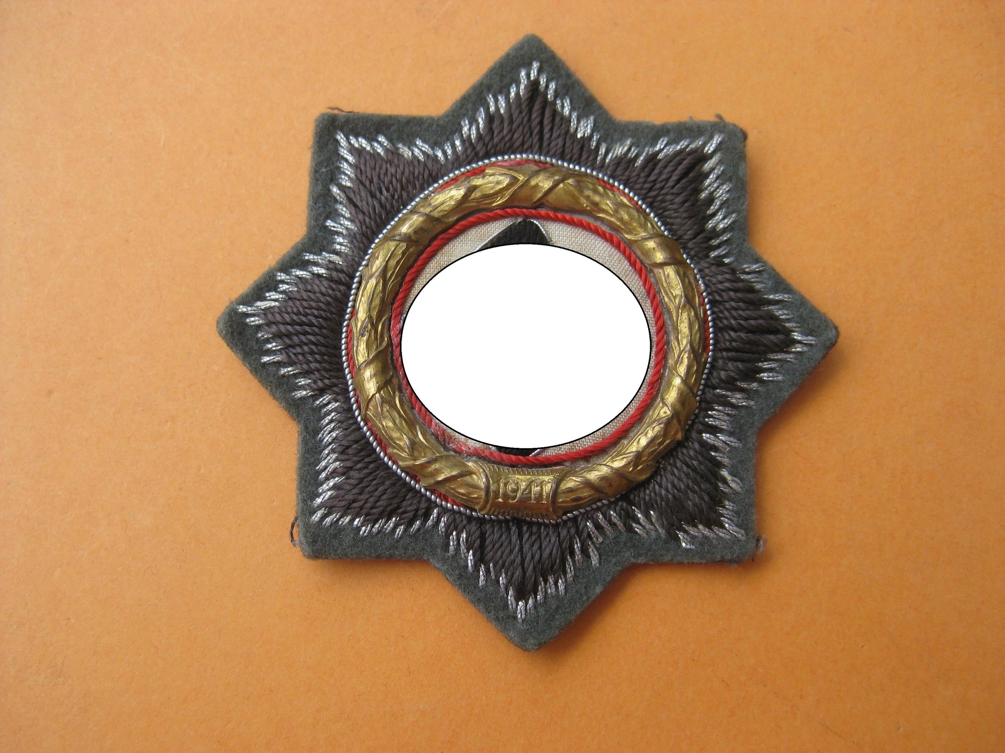 Deutsches Kreuz in Gold in STOFFAUSFÜHRUNG für das Heer