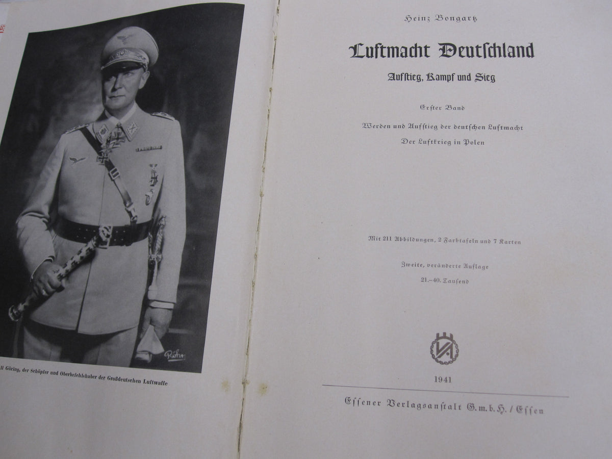 Buch Luftmacht Deutschland . Aus dem Archiv eines Ritterkreuzträgers