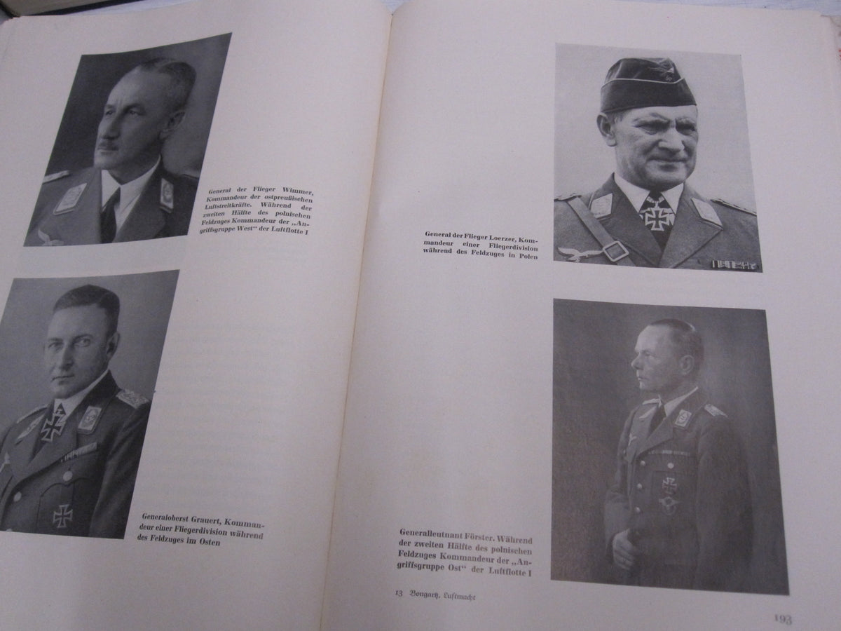 Buch Luftmacht Deutschland . Aus dem Archiv eines Ritterkreuzträgers