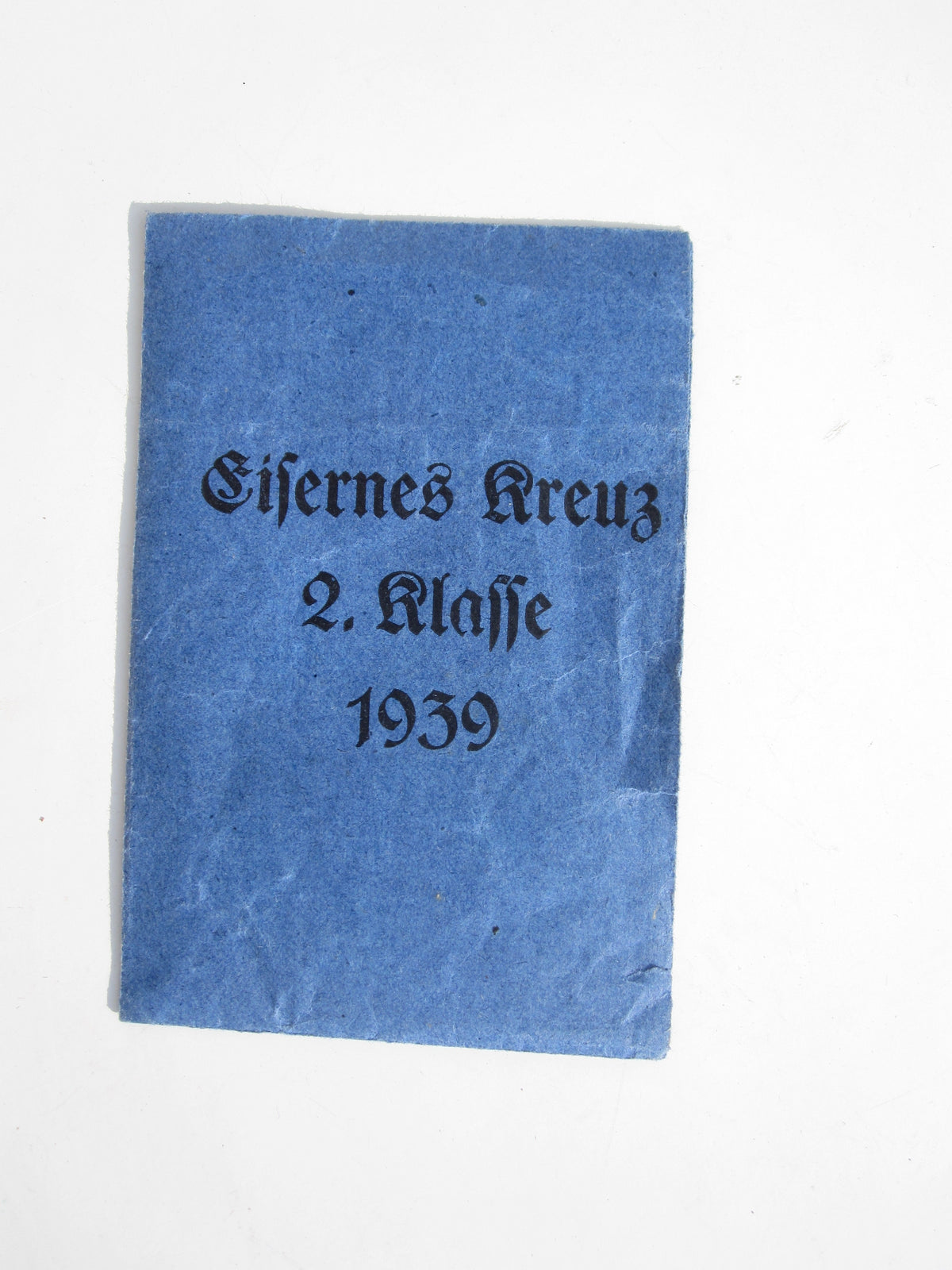 Eisernes Kreuz 2.Klasse 1939 in Verleihungstüte (EK2/39)