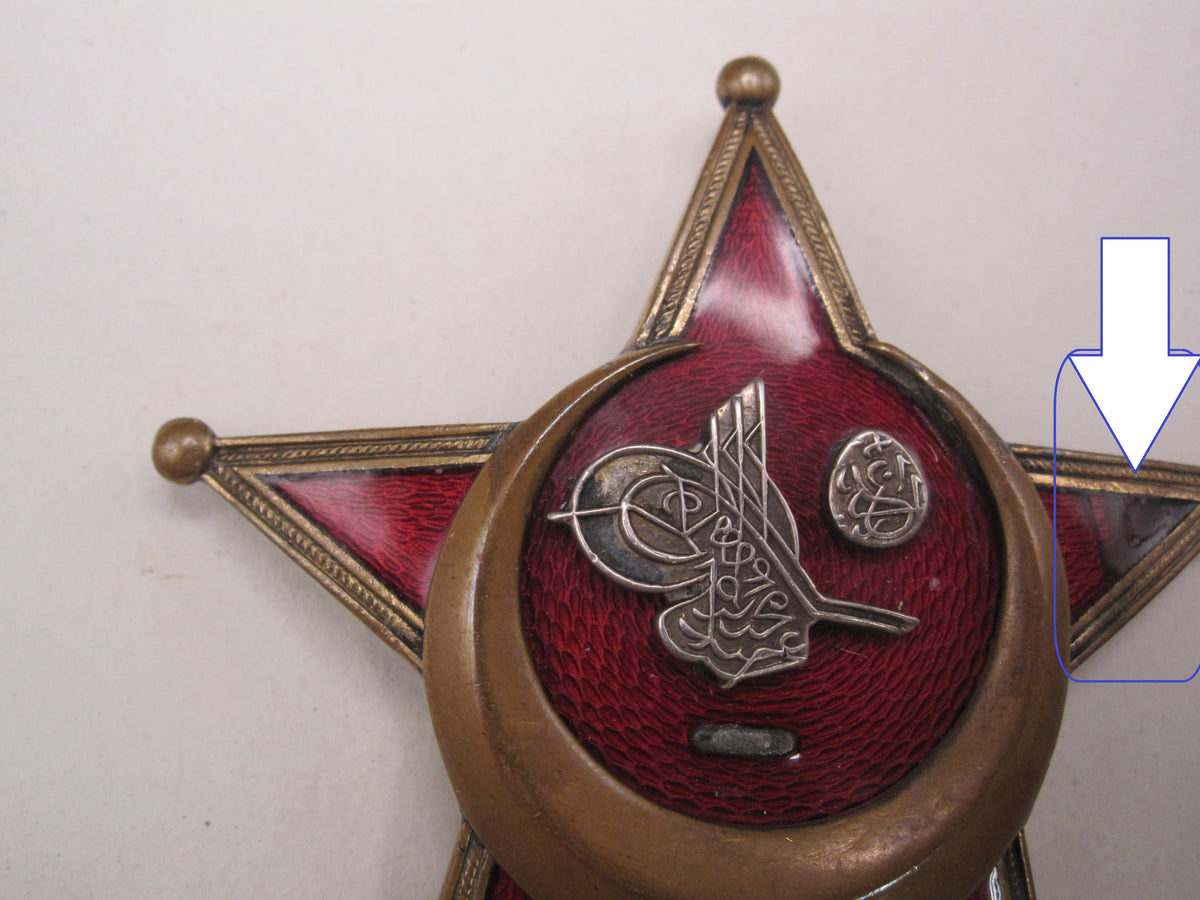 Orden Eiserner Halbmond Gallipoli Star Stern 1915 Türkei Kriegsstern