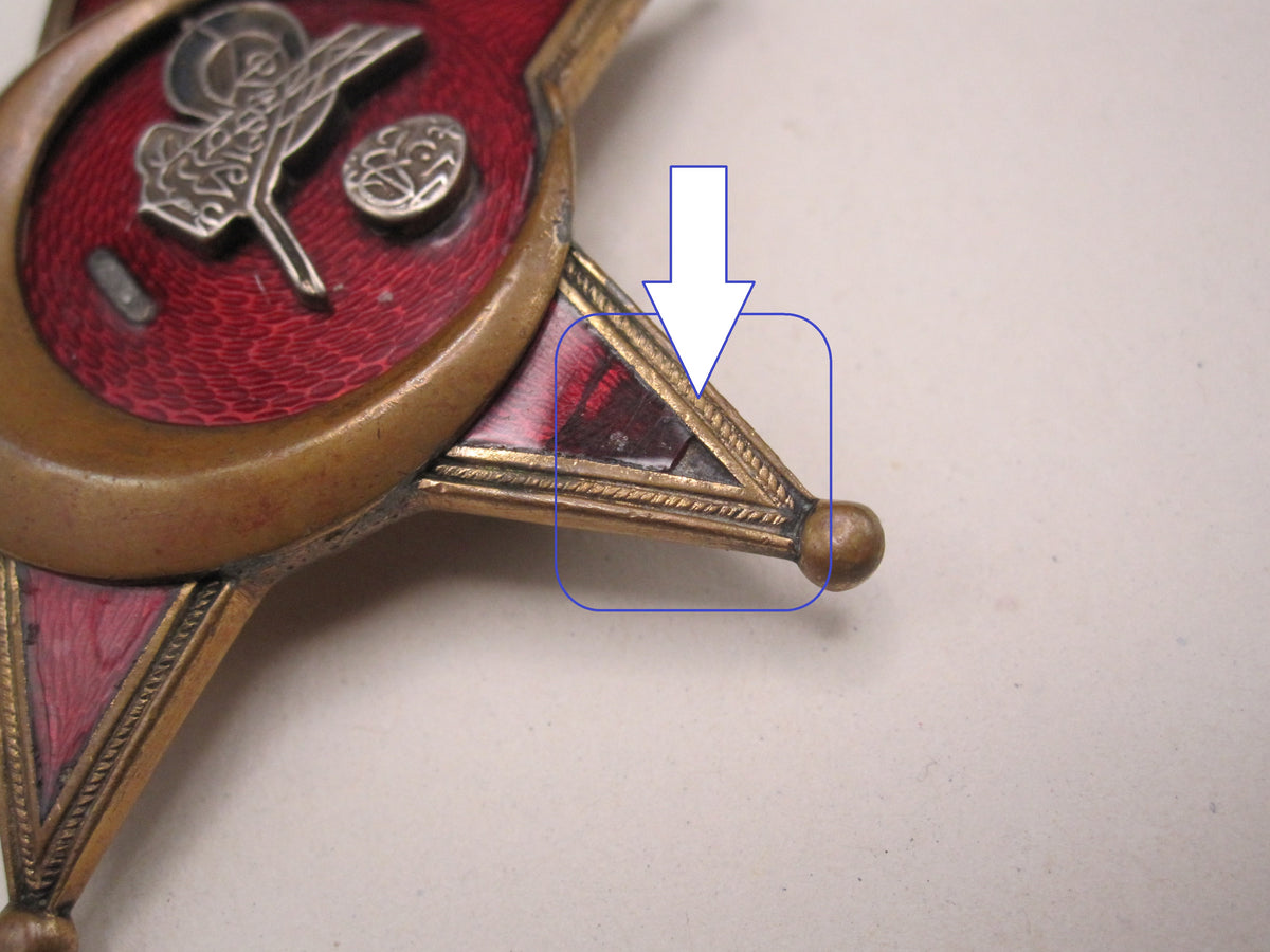 Orden Eiserner Halbmond Gallipoli Star Stern 1915 Türkei Kriegsstern