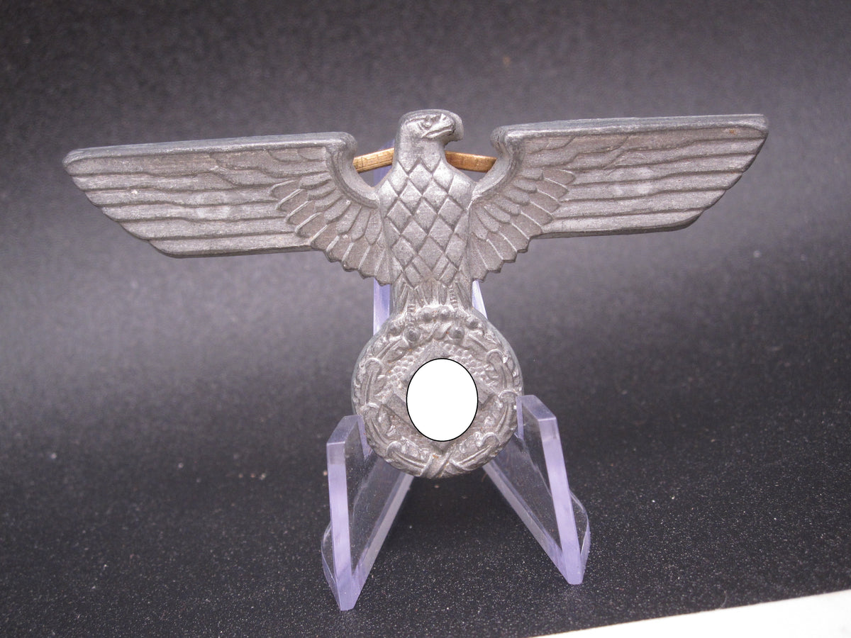 H.W.  -  -     Mützenadler silbernes Mützenabzeichen für Schirmmütze der Hitlerjugend Führer