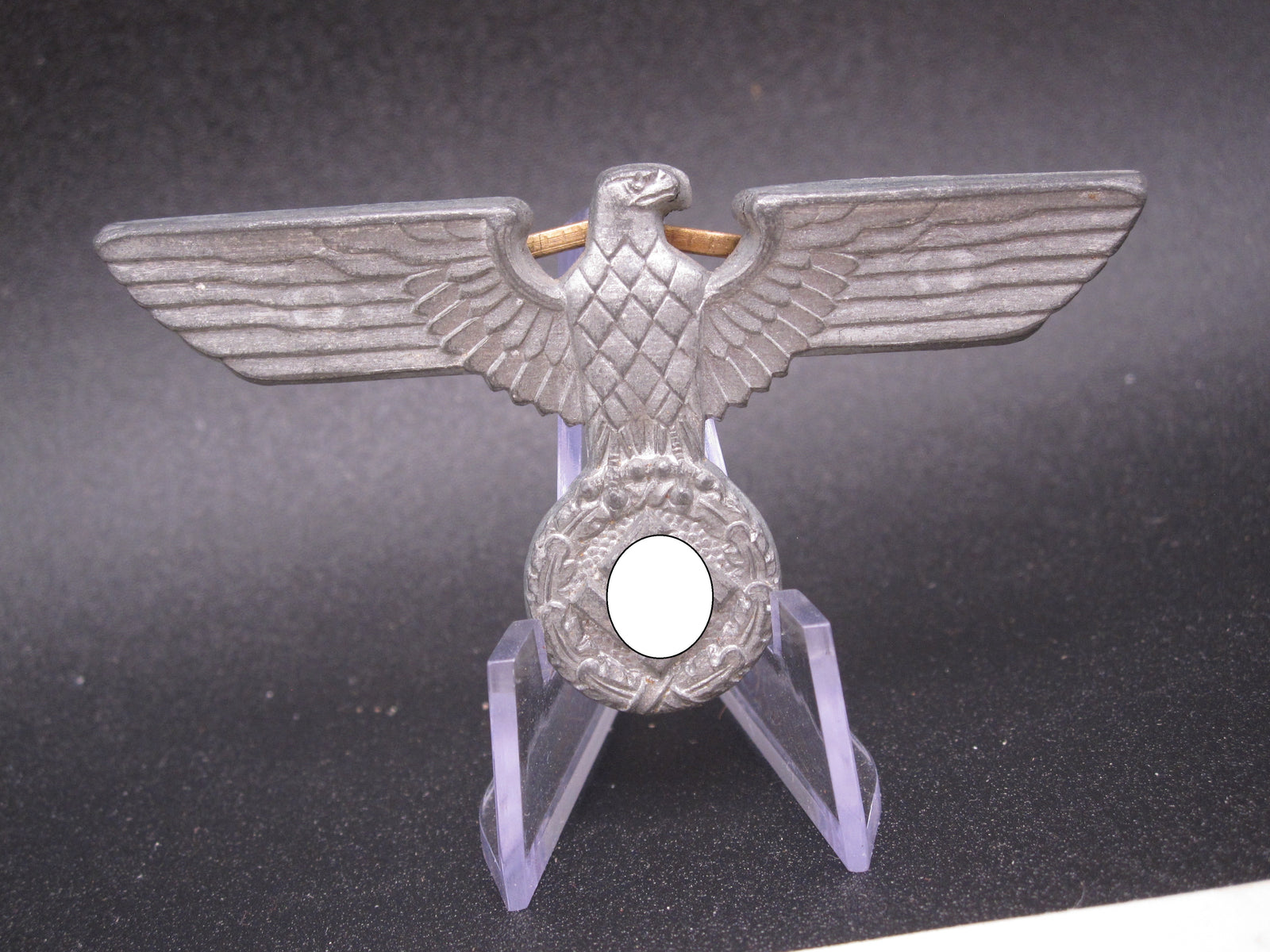 H.W.  -  -     Mützenadler silbernes Mützenabzeichen für Schirmmütze der Hitlerjugend Führer