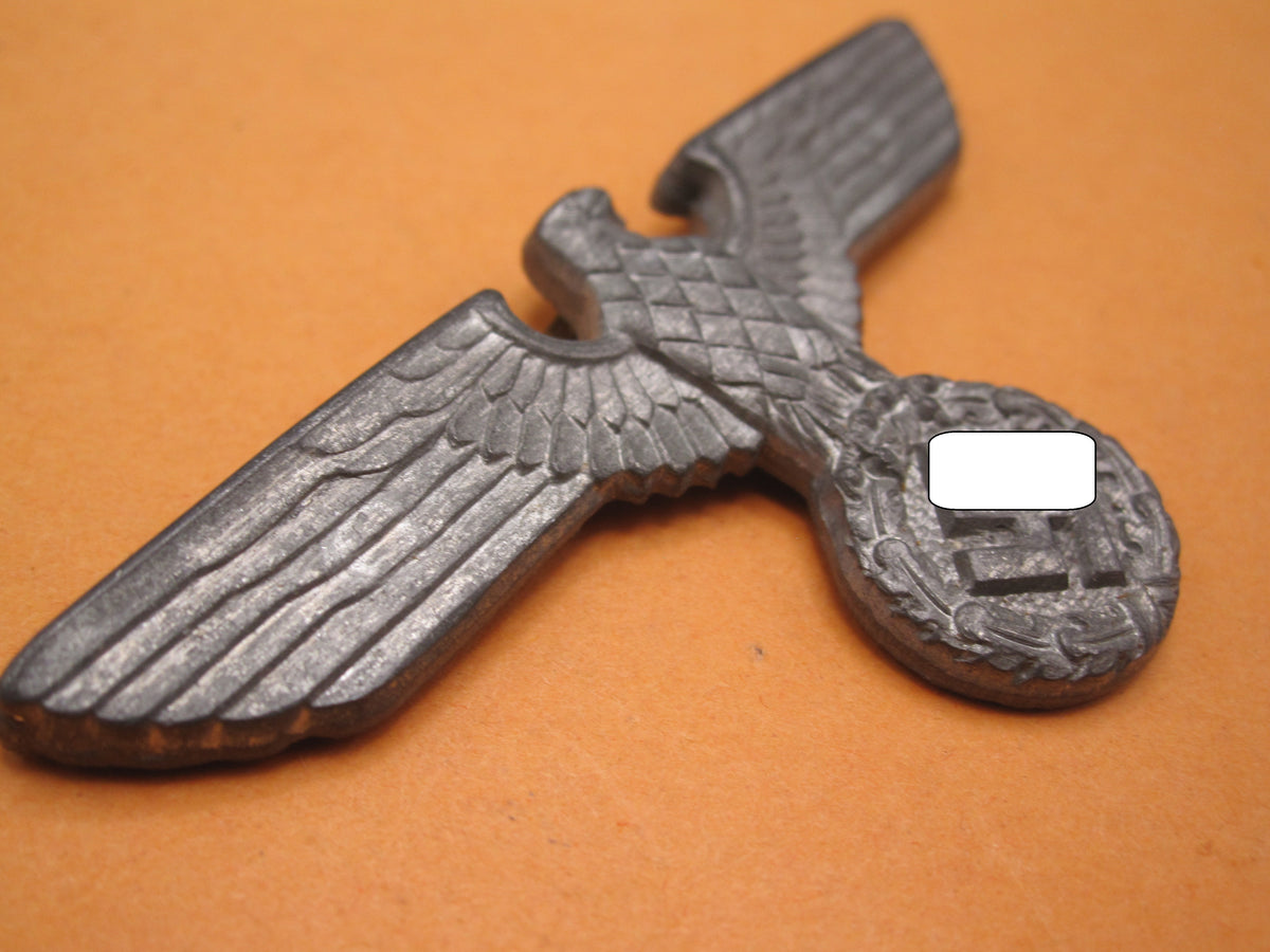 H.W.  -  -     Mützenadler silbernes Mützenabzeichen für Schirmmütze der Hitlerjugend Führer