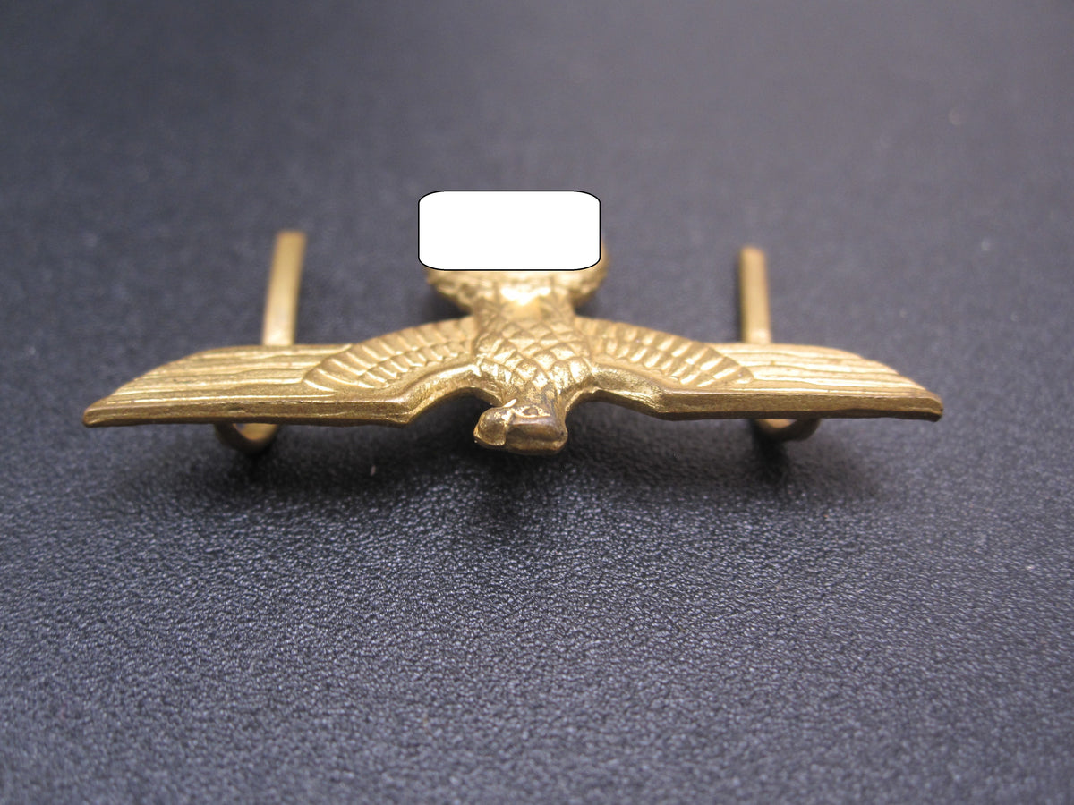 H.W.  -    -     Mützenadler Goldenes Mützenabzeichen für Schirmmütze der Marine HJ  Hitlerjugend
