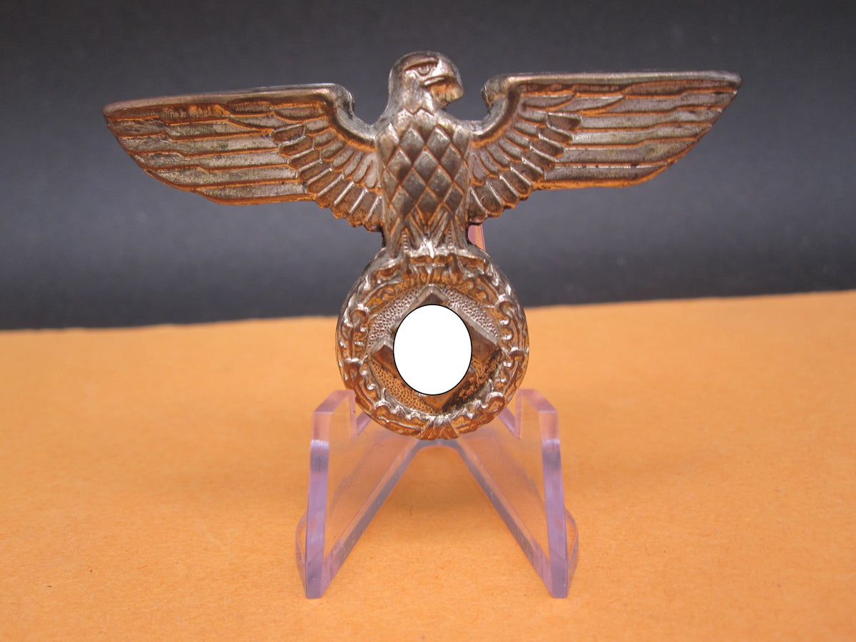 H.W.  -  -     Mützenadler silbernes Mützenabzeichen für Schirmmütze Hitlerjugend Führer