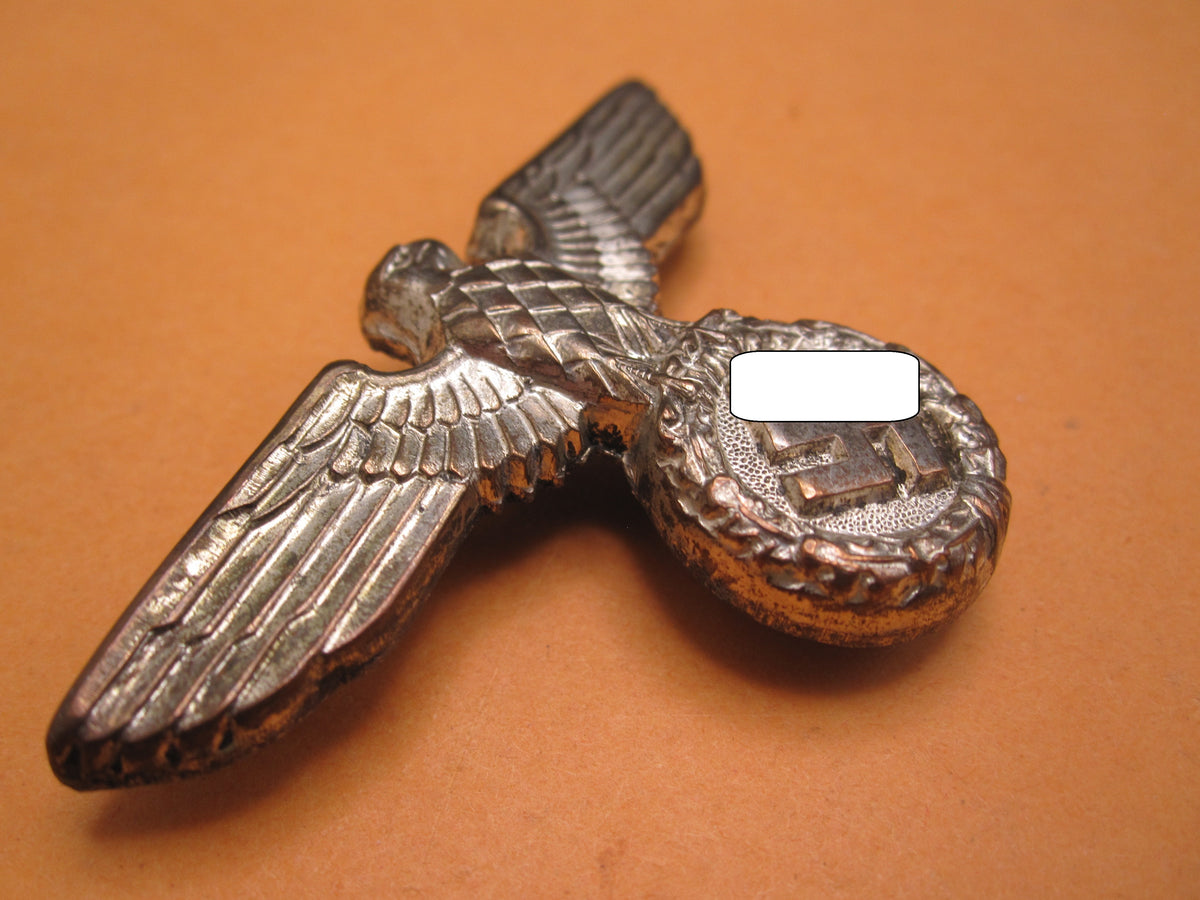 H.W.  -  -     Mützenadler silbernes Mützenabzeichen für Schirmmütze Hitlerjugend Führer