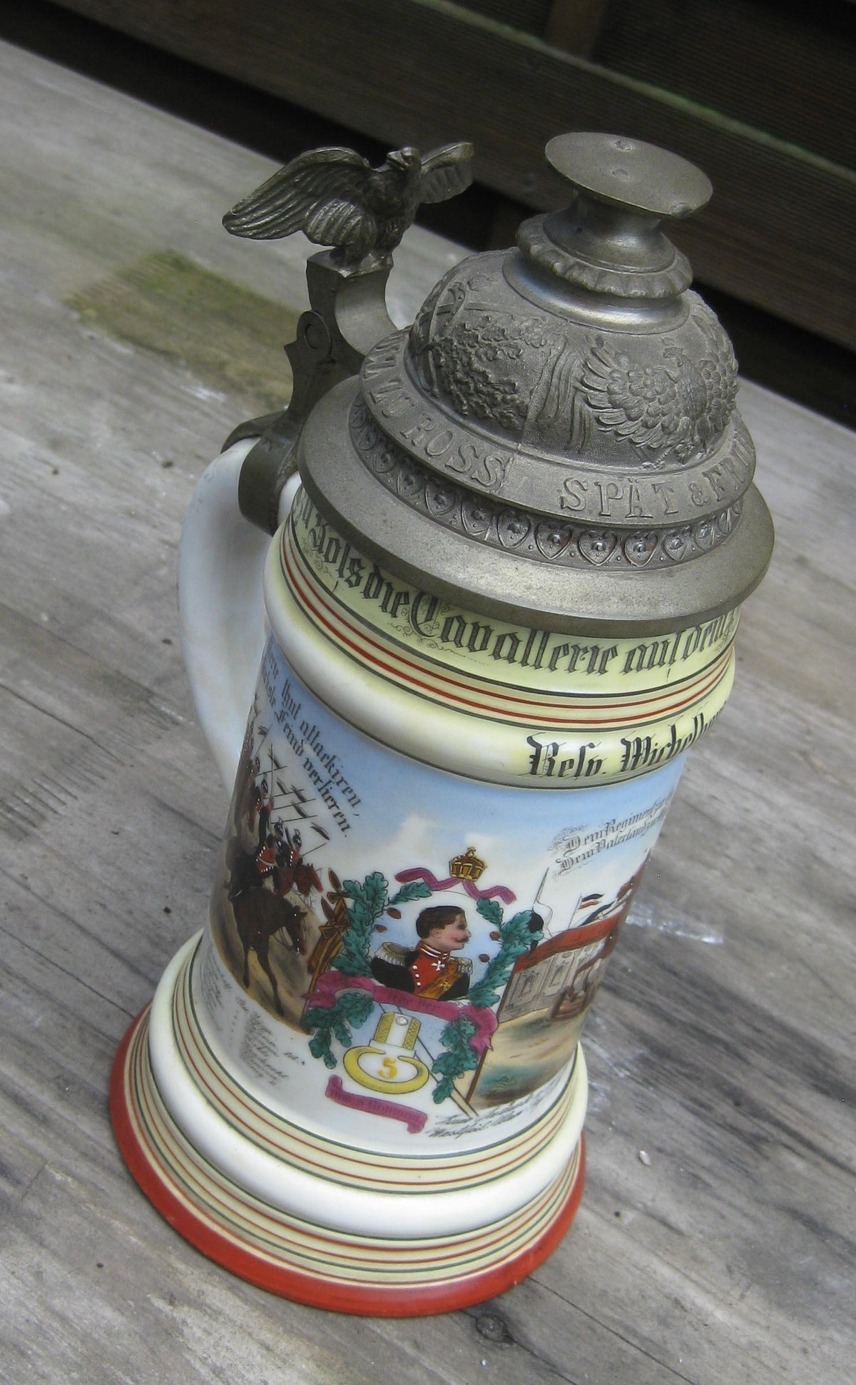 Reservistenkrug westfälisches Ulanen Regiment Nr. 5 in Düsseldorf 1901 - 1904