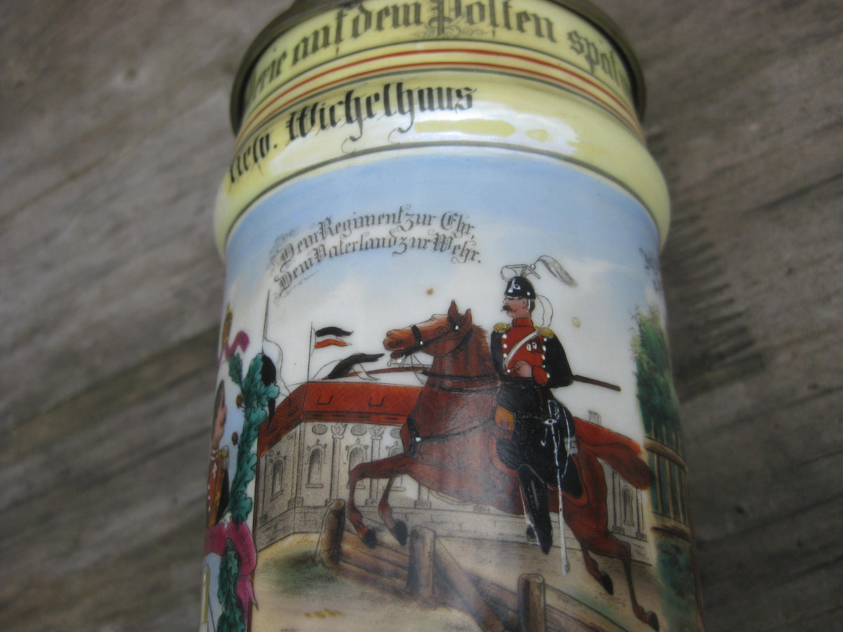 Reservistenkrug westfälisches Ulanen Regiment Nr. 5 in Düsseldorf 1901 - 1904