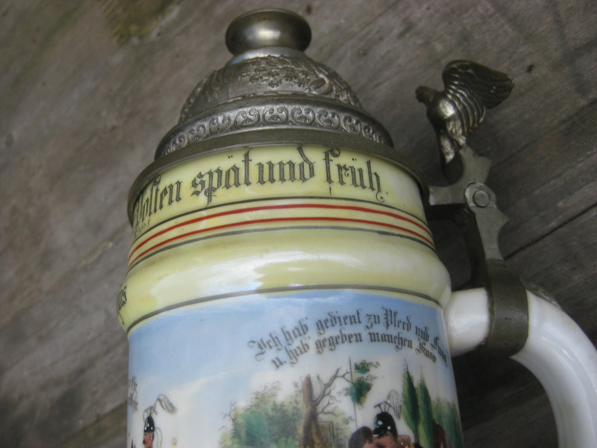 Reservistenkrug westfälisches Ulanen Regiment Nr. 5 in Düsseldorf 1901 - 1904