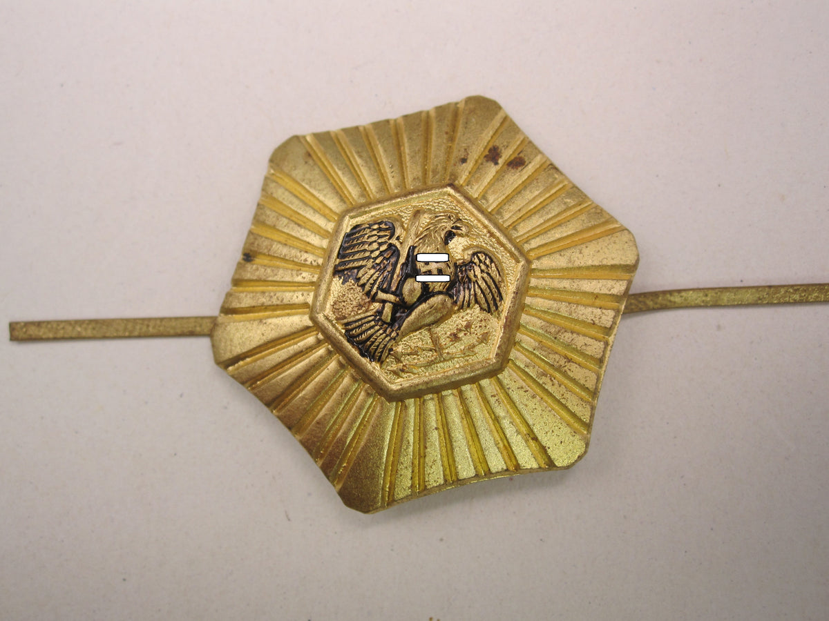 H.W.  -  -    Mützenadler &amp; Stern für SA- FELDJÄGERKORPS Schaftmütze 1.Modell ALTER ART