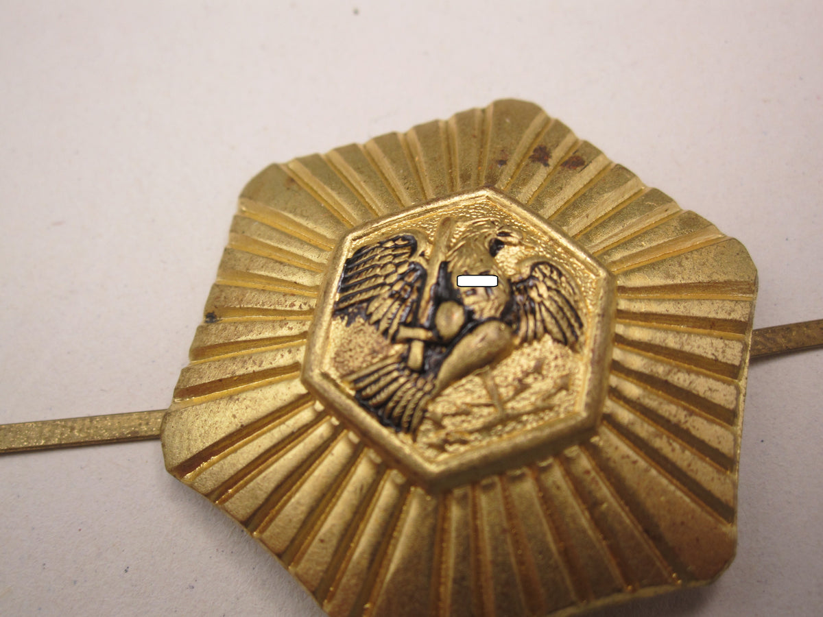 H.W.  -  -    Mützenadler &amp; Stern für SA- FELDJÄGERKORPS Schaftmütze 1.Modell ALTER ART