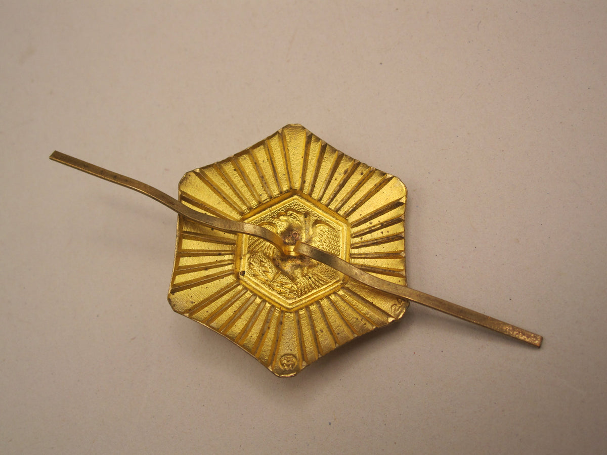 H.W.  -  -    Mützenadler &amp; Stern für SA- FELDJÄGERKORPS Schaftmütze 1.Modell ALTER ART