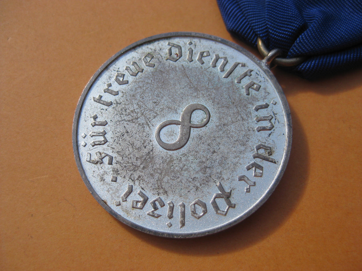 Medaille Polizei Dienstauszeichnung 8 Jahre H.W.