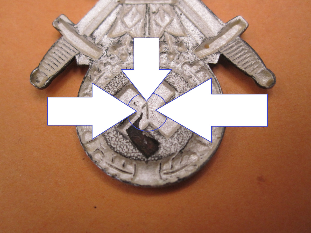 H.W.  -   -  Großer Brustadler zur Uniform des deutscher Soldatenbund (DSB) / Kriegerbund (DRKB)