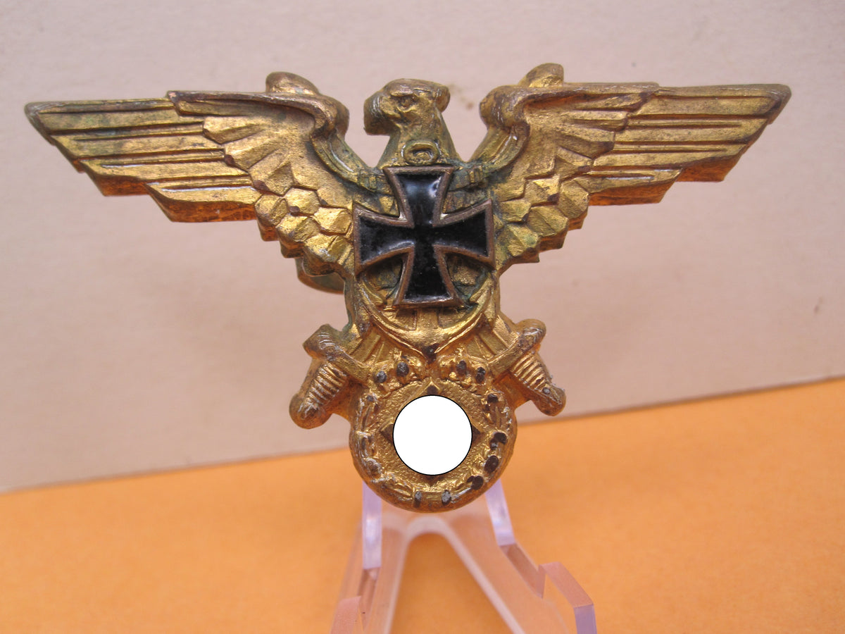 H.W.  -   -  Großer Mützenadler zur Uniform des MARINEBUND ( NSDMB ) deutscher Soldatenbund (DSB) / Kriegerbund (DRKB)