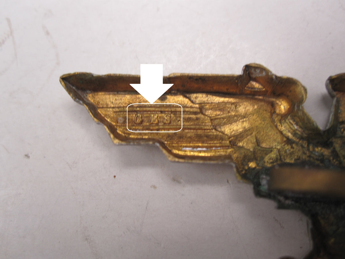 H.W.  -   -  Großer Mützenadler zur Uniform des MARINEBUND ( NSDMB ) deutscher Soldatenbund (DSB) / Kriegerbund (DRKB)