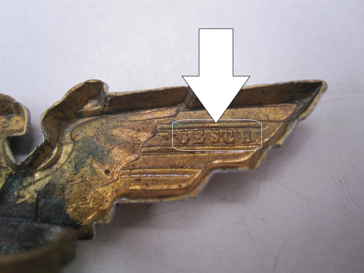 H.W.  -   -  Großer Mützenadler zur Uniform des MARINEBUND ( NSDMB ) deutscher Soldatenbund (DSB) / Kriegerbund (DRKB)