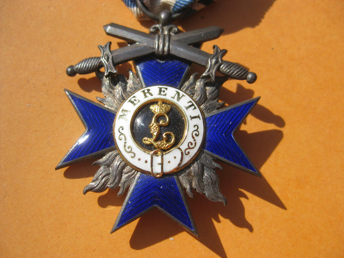 Bayern Militärverdienstorden 1866 - 1918 MVO 4.Klasse mit Schwertern