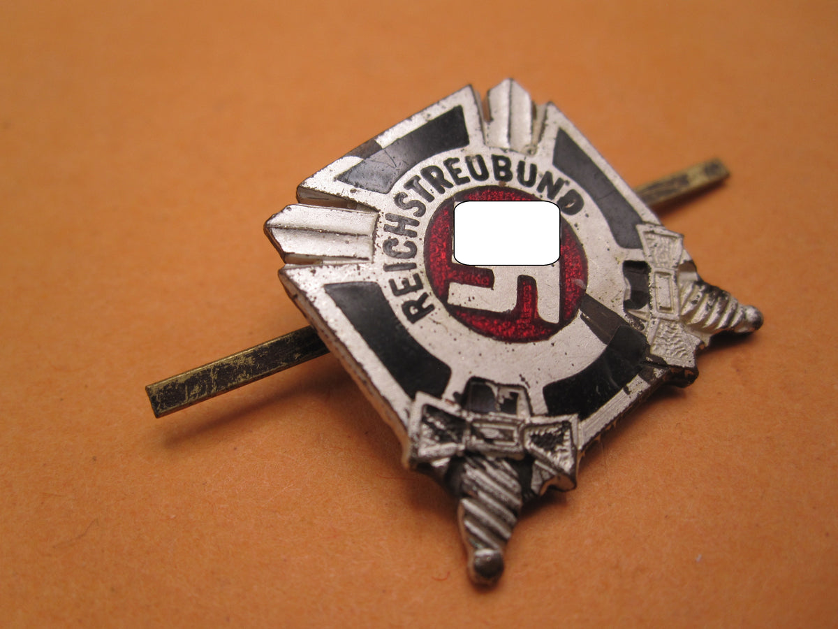 H.W.  -   -   Mützenabzeichen zur Schirmmütze des Kriegerbund Reichstreuebund (RTB) 3.Reich
