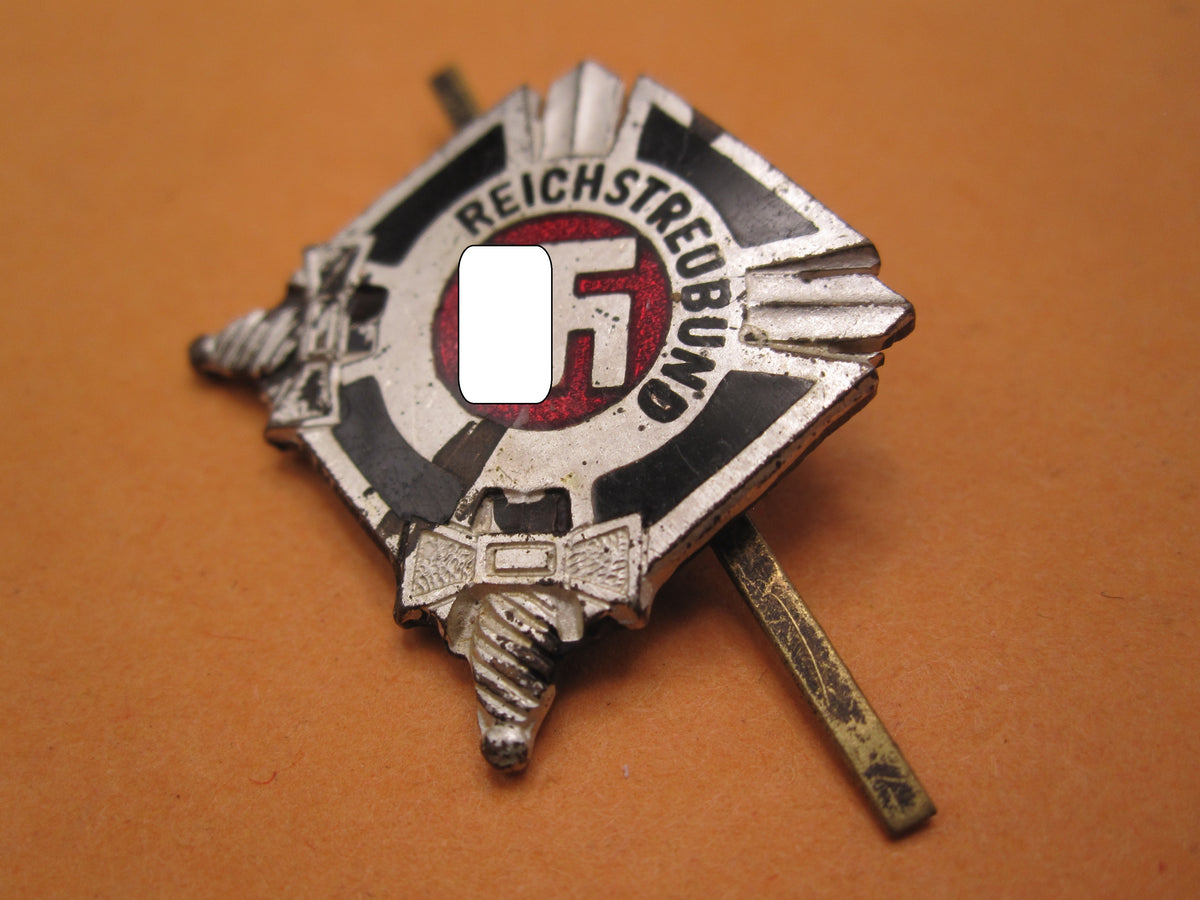 H.W.  -   -   Mützenabzeichen zur Schirmmütze des Kriegerbund Reichstreuebund (RTB) 3.Reich
