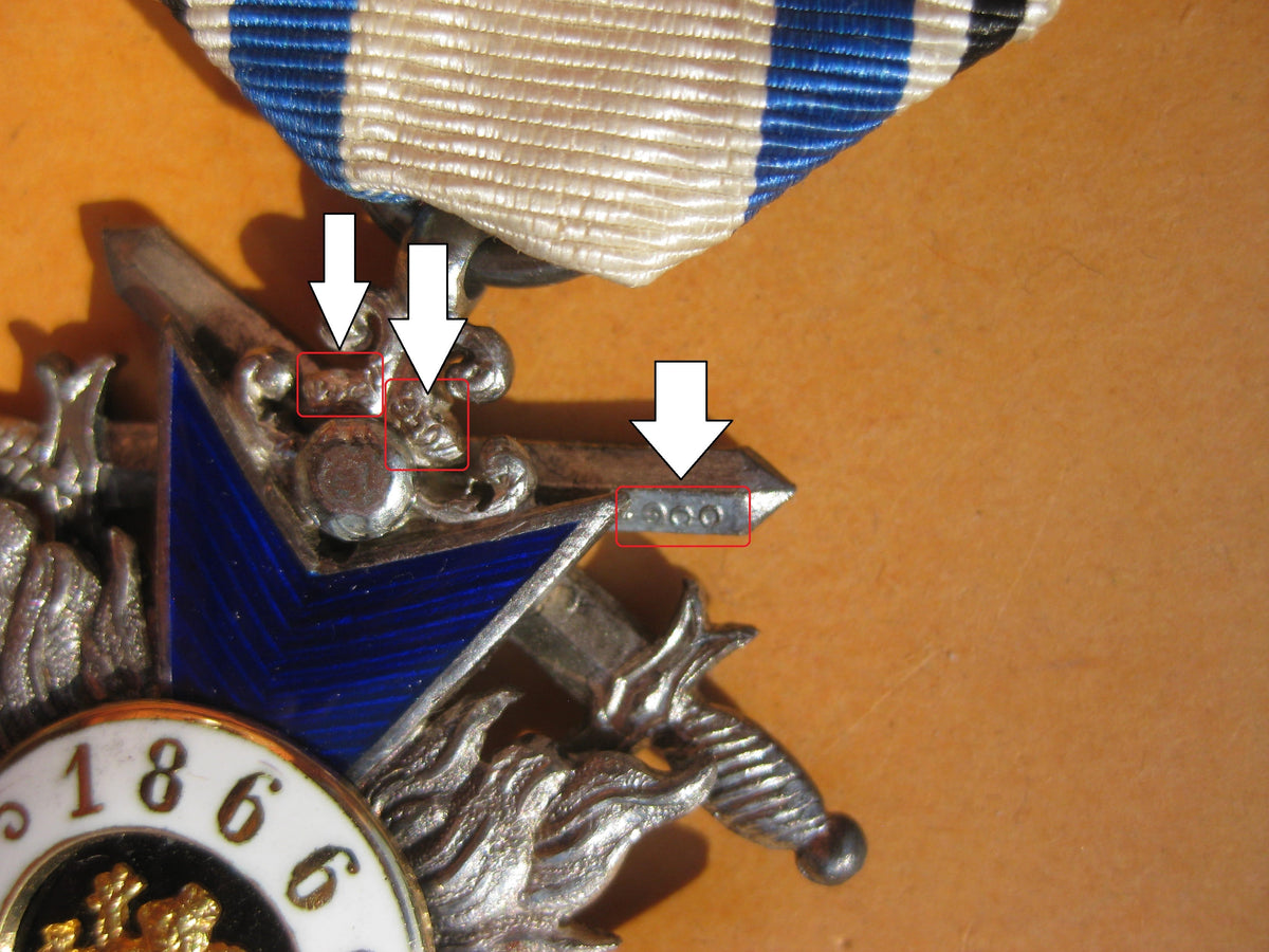 Bayern Militärverdienstorden 1866 - 1918 MVO 4.Klasse mit Schwertern