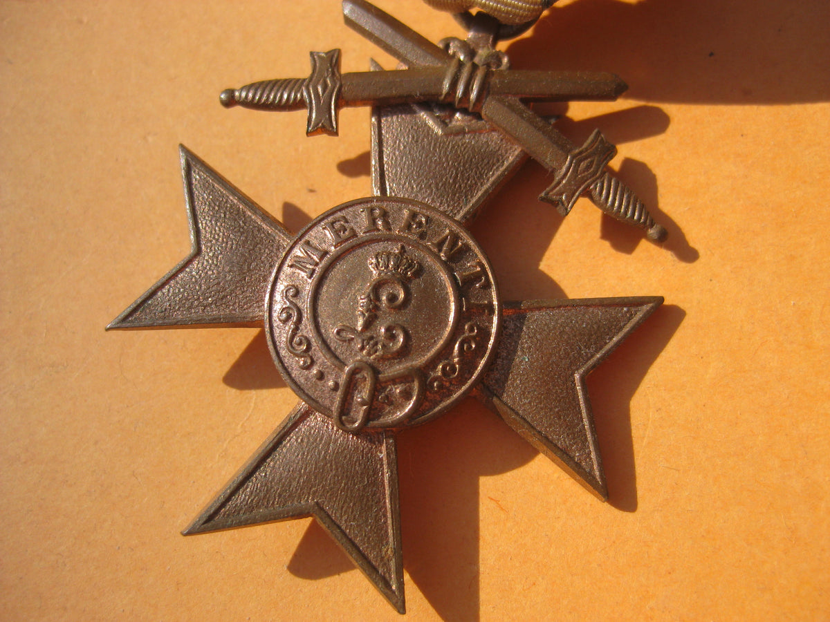 H.W. BAYERN Königreich bayrisches Militärverdienstkreuz 3.Klasse mit Schwertern (MVK) 1913-1918