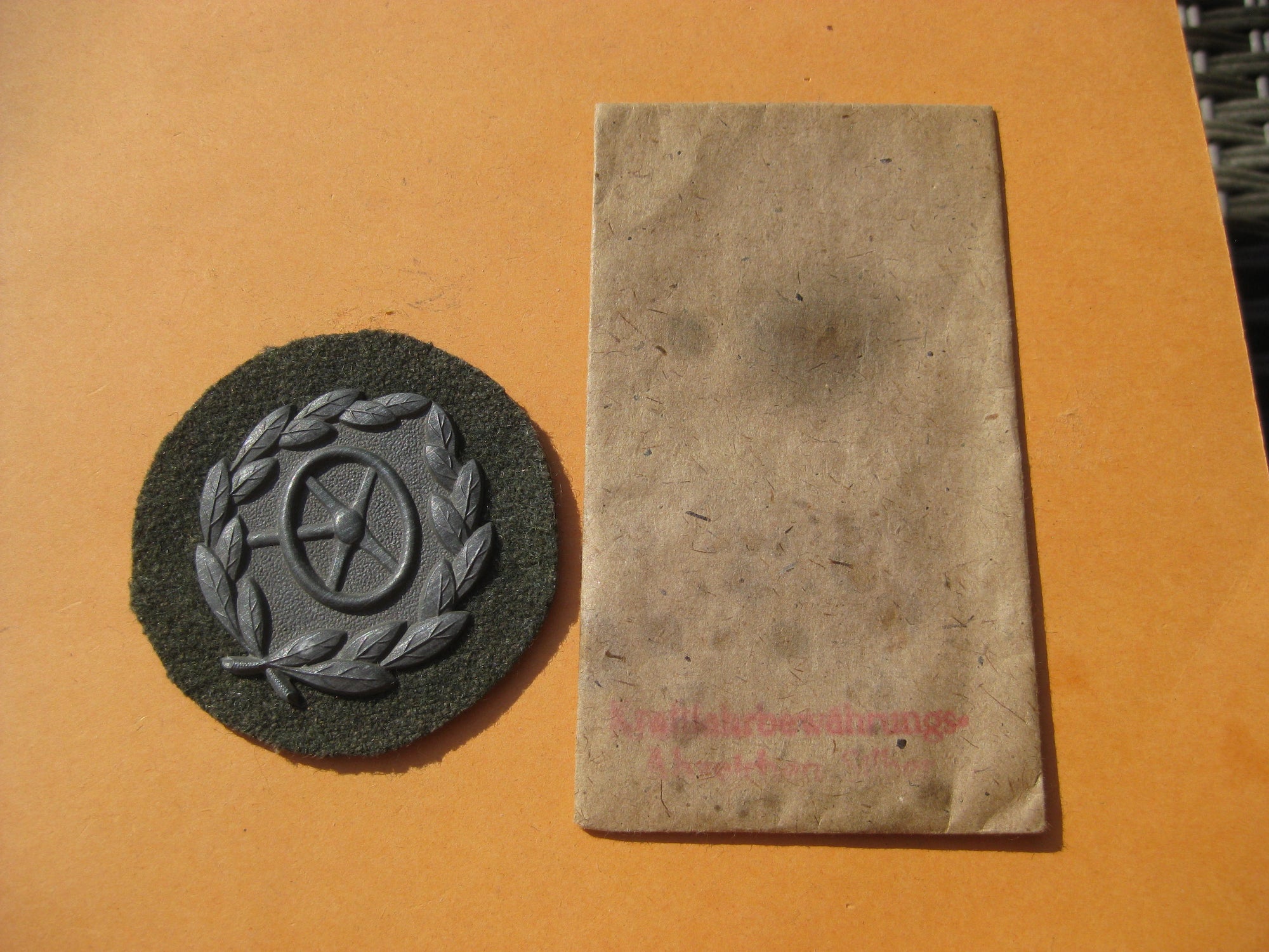 Kraftfahrbewährungsabzeichen in Silber Mint Condition H.W.